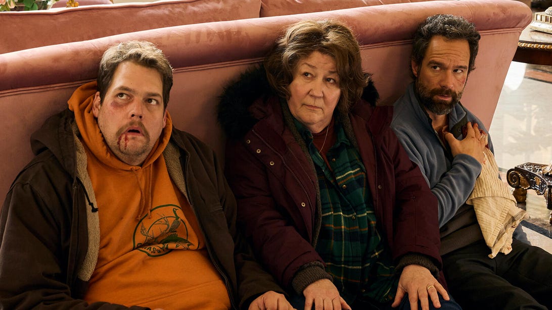 Guillaume Cyr, Margo Martindale, and Chris Diamantopoulos, The Sticky